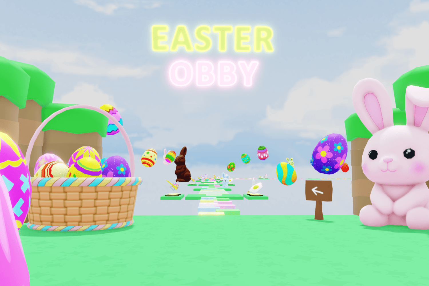Скріншот гри Easter Obby 2026